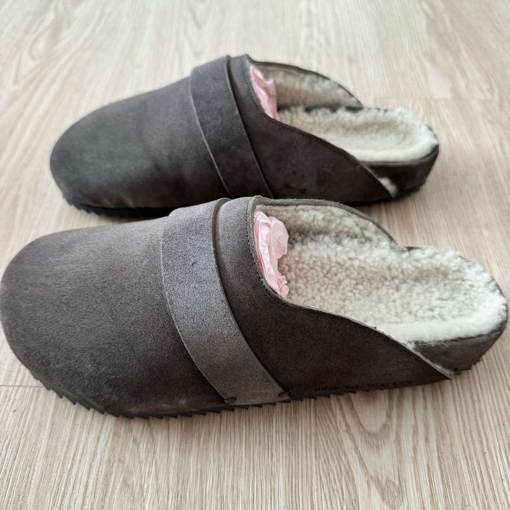 Brochu walker abbot suede leather mule clog NEW - Picture 8 of 14
